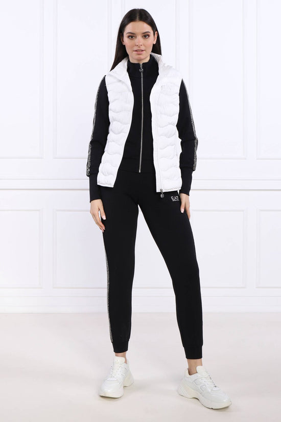 Gilet Piumino Full Zip Core Lady Packable-emporio armani ea7-Bianco-Donna-8ntq08 tnf8z 1100-
