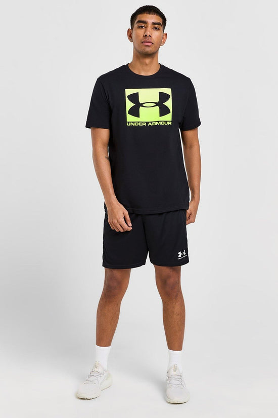 T-Shirt Maniche Corte Boxed Sportstyle-under armour-Nero-Uomo-1329581 004-