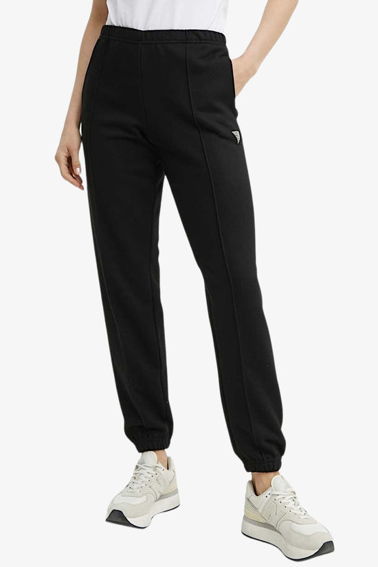 Pantaloni Logo Piccolo Strass-guess-Nero-Donna-V4gb09k8802 jblk-