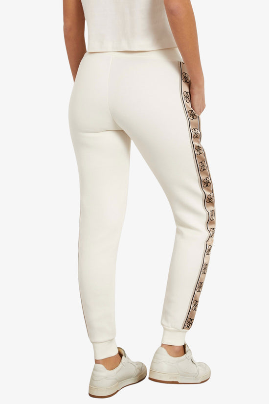 Pantaloni Bande Logo Britney-guess-Bianco-Donna-V2yb15kb3p2 g6k5-