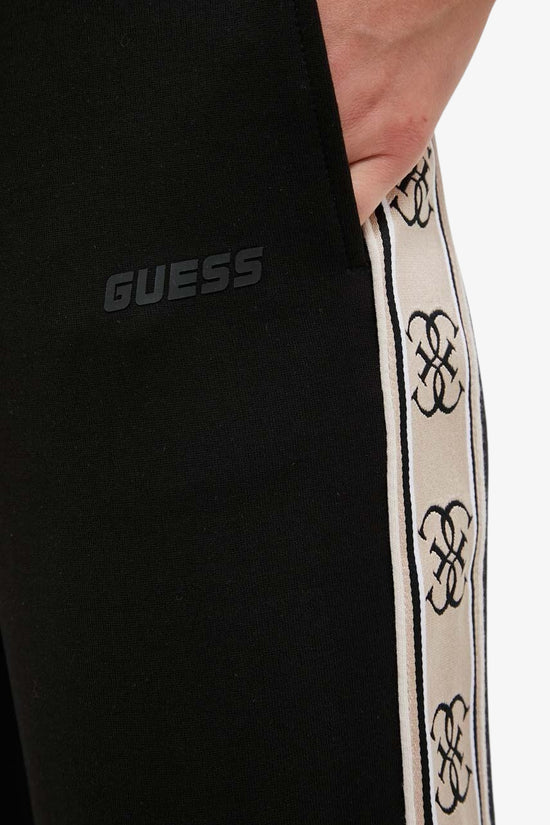 Pantaloni Bande Logo Britney-guess-Nero-Donna-V2yb15kb3p2 jblk-