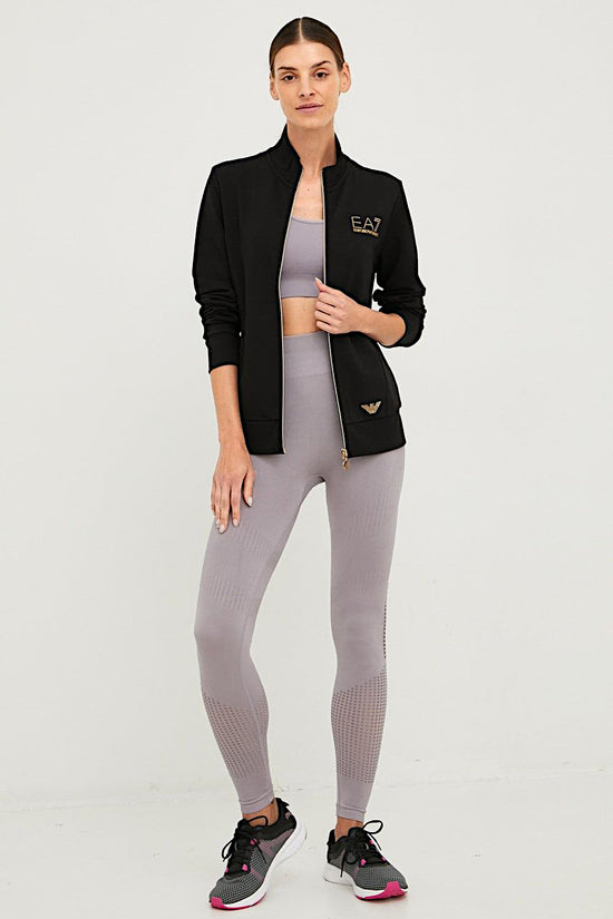 Felpa Full Zip Evolution-emporio armani ea7-Nero-Donna-8ntm43 tj9rz 1200-