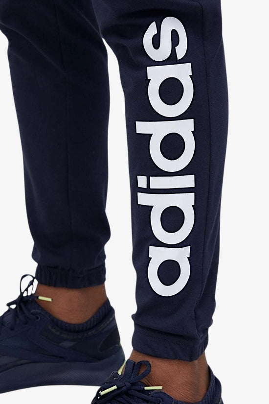 Pantaloni Essentials Tapered Elasticized Cuff Logo-adidas performance-Blu-Uomo-Ic0056-