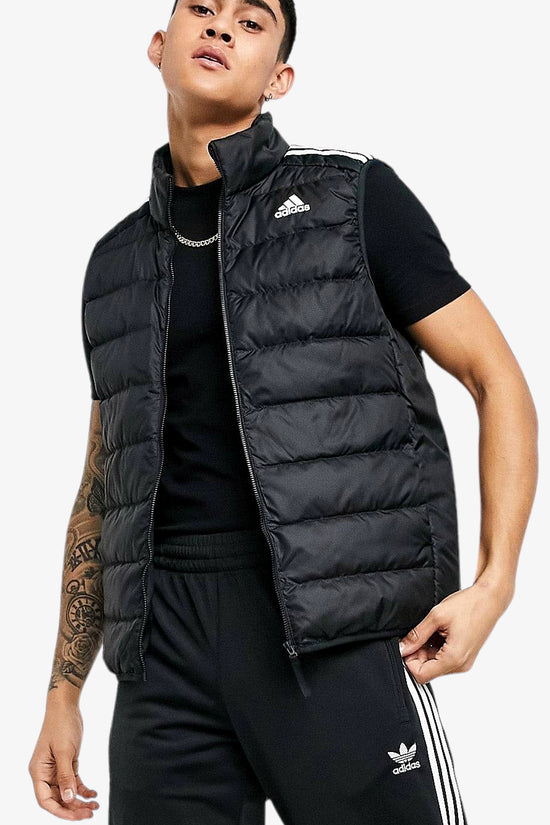 Piumino Smanicato Essentials-adidas performance-Nero-Uomo-Hz5728-