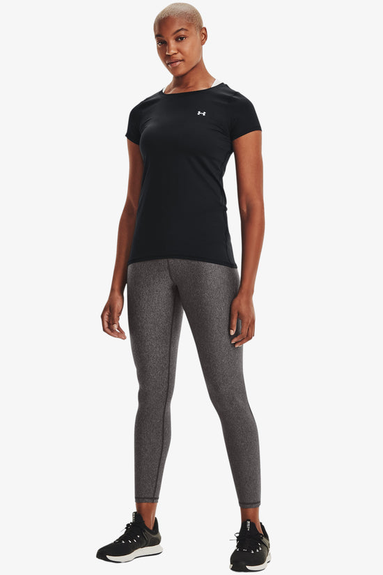 T-Shirt Maniche Corte HeatGear Armour-under armour-Nero-Donna-1328964 001-