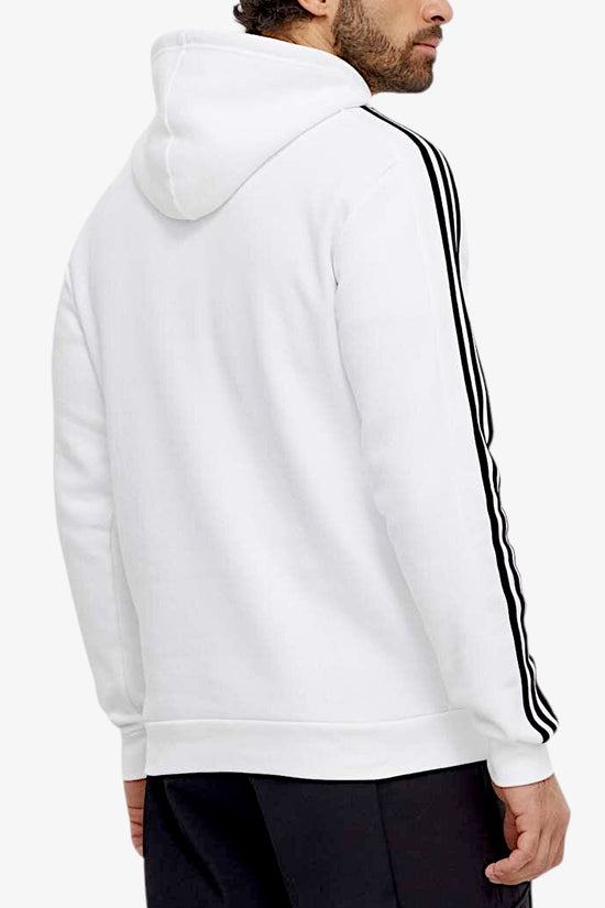 Felpa Con Cappuccio Essentials 3-Stripes-adidas performance-Bianco-Uomo-Ij6476-