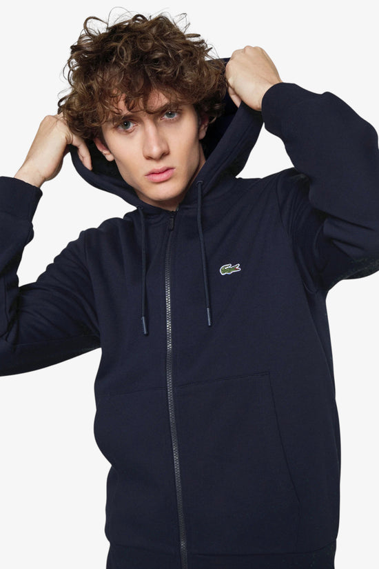Felpa Full Zip Con Cappuccio-lacoste-Blu-Uomo-Sh9626 00 166-
