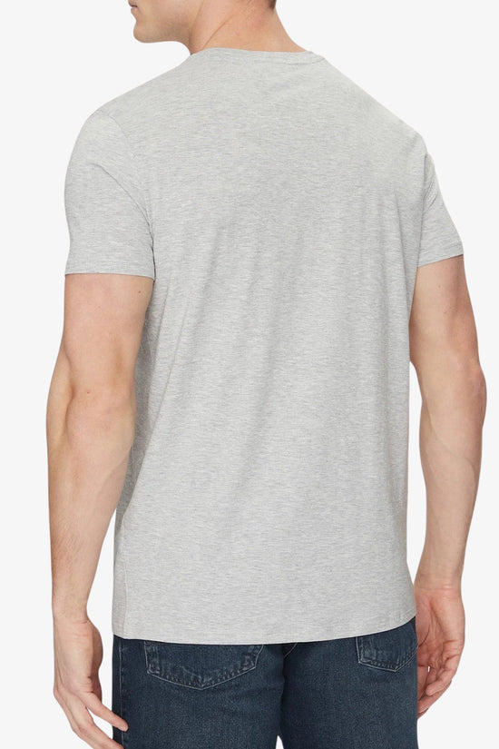 T-Shirt Maniche Corte In Cotone Pima-lacoste-Grigio-Uomo-Th6709 00 cca-