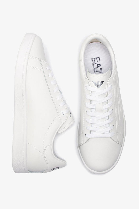 Scarpe Uomo New CC Con Logo Embossed-emporio armani ea7-Bianco-Uomo-X8x001 xcc51 00001-