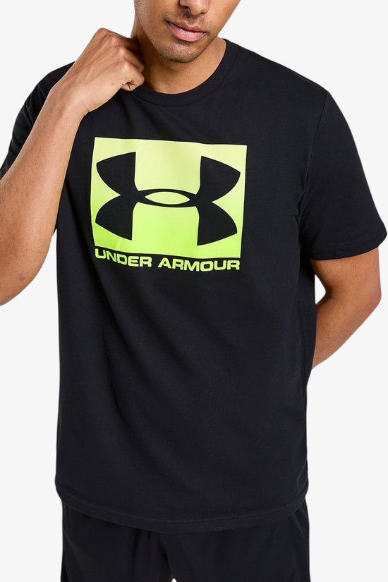 T-Shirt Maniche Corte Boxed Sportstyle-under armour-Nero-Uomo-1329581 004-