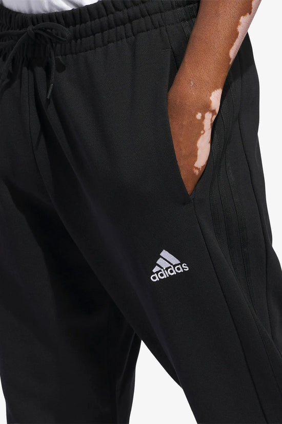Pantaloni Essentials Tapered Cuff 3-Stripes-adidas performance-Nero-Uomo-Hz2218-