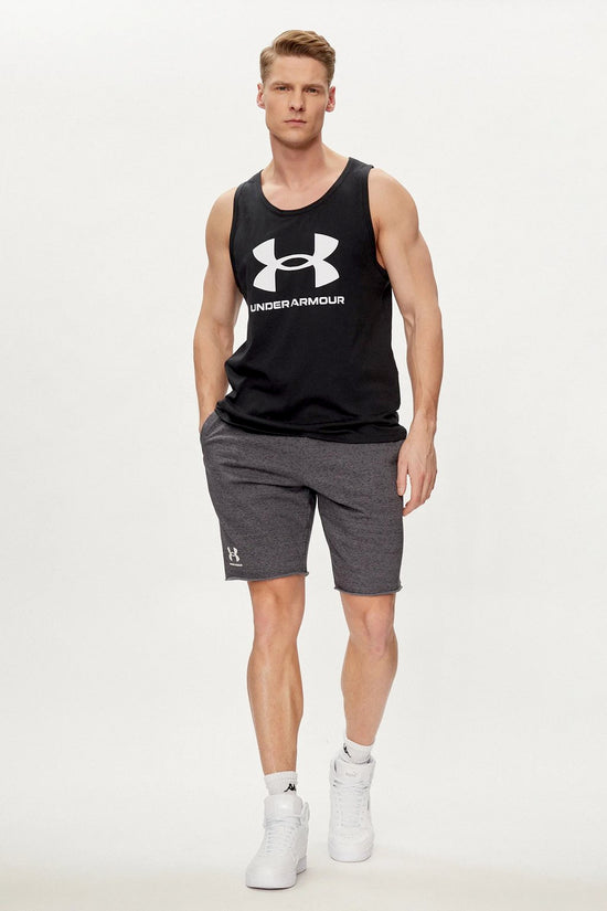 Canotta Sportstyle Logo-under armour-Nero-Uomo-1382883 001-