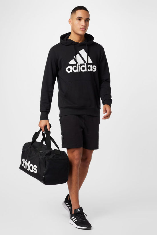 Felpa Con Cappuccio Essentials Big Logo-adidas performance-Nero-Uomo-Ic9363-