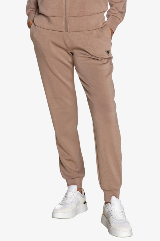 Pantaloni Olympe-guess-Marrone-Donna-V4yb08kcay2 g1k8-