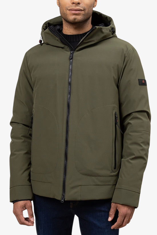 Giubbotto Full Zip Con Cappuccio In Softshell Loge Srt 01-peuterey-Verde-Uomo-Peu5566 01192020 689-