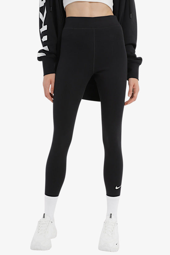 Leggings A 7/8 A Vita Alta Classic-nike sportswear-Nero-Donna-Dv7789 010-