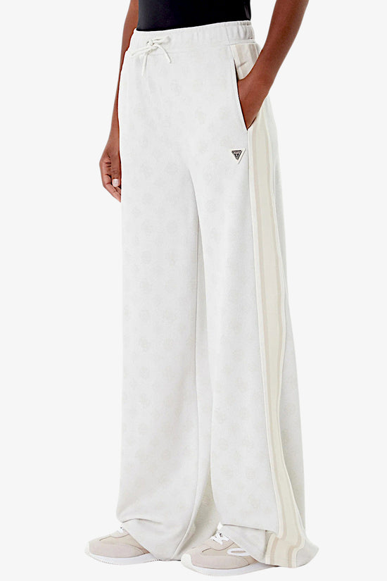 Pantaloni Logo All-Over Peony Taped-guess-Bianco-Donna-V5yb10k0282 f0er-