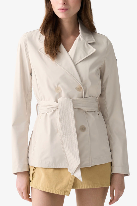 Giacca Trench Corto Softshell Con Cintura-colmar-Beige-Donna-1900 6wv 219-
