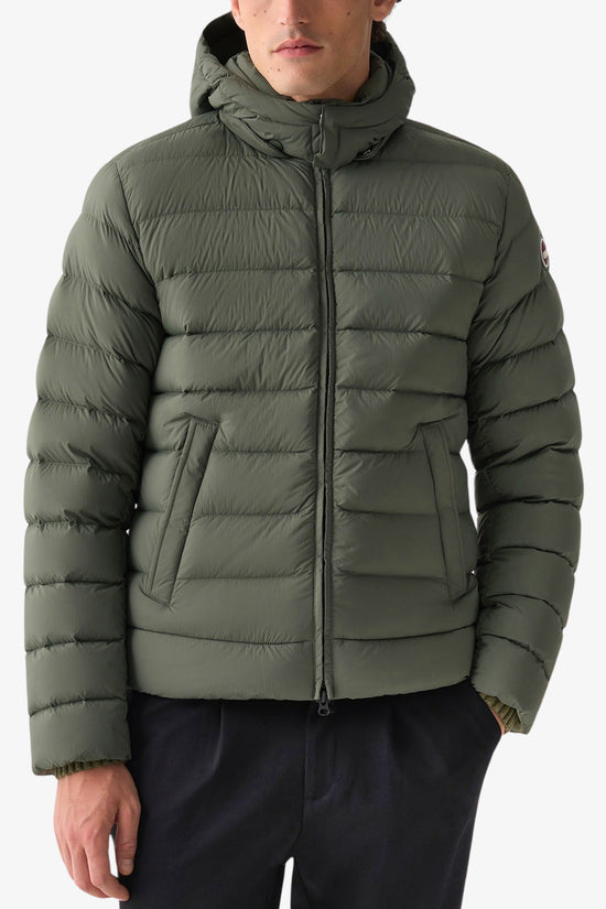 Piumino Full Zip Con Cappuccio Staccabile-colmar-Verde-Uomo-1252 4zp 498-