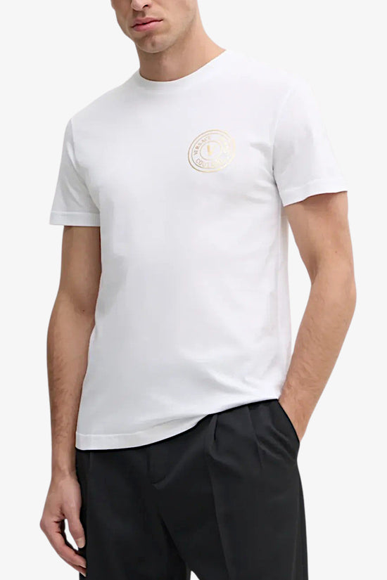 T-Shirt Maniche Corte V-Emblem versace jeans couture