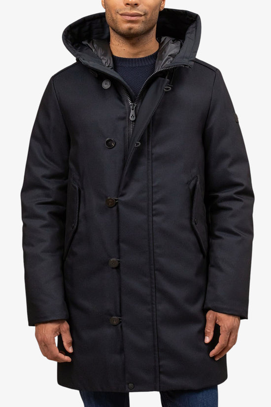 Parka Full Zip Con Cappuccio Kasa Ki 03-peuterey-Blu-Uomo-Peu4852 01111871 215-