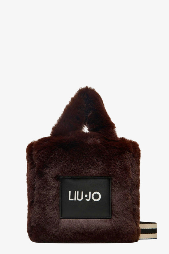 Borsa A Tracolla Piccola In Teddy-liu jo-Marrone-Donna-Tf5271 e0374 90915-