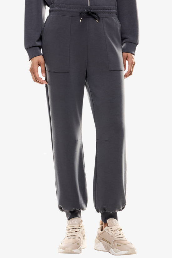 Pantaloni Core Lady In Misto Modal Stretch-emporio armani ea7-Grigio-Donna-7w000193 af12643 u8117-