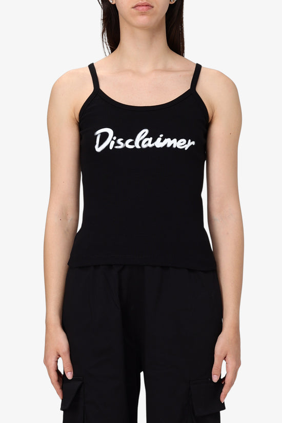 Canotta A Costine Big Logo-disclaimer-Nero-Donna-25eds54904-
