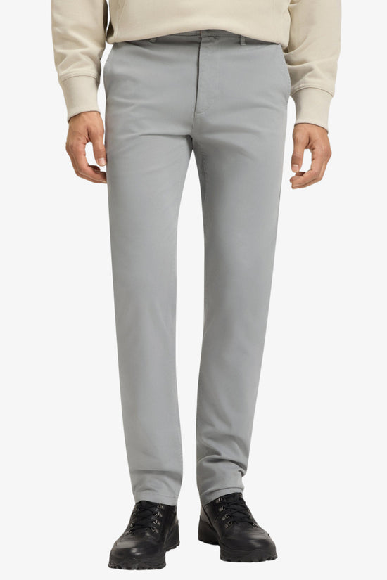 Pantaloni Chino Slim Fit In Cotone Elasticizzato-boss-Grigio-Uomo-50510933 041-