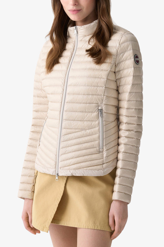 Piumino Full Zip Fondo Arrotondato-colmar-Beige-Donna-2141a 9vx 219-
