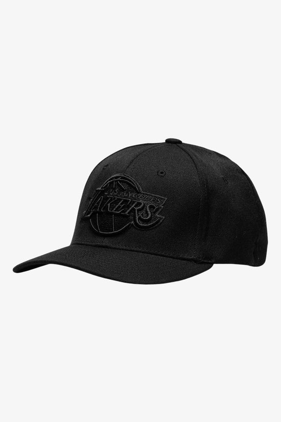 Cappellino Snapback NBA Team Logo Los Angeles Lakers-mitchell&ness-Nero-Uomo-Hhssintl101-lalyypppblck-