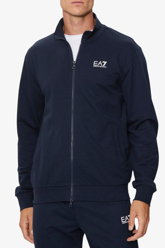 Felpa Full Zip Core Identity-emporio armani ea7-Blu-Uomo-8npm31 pjvrz 1562-