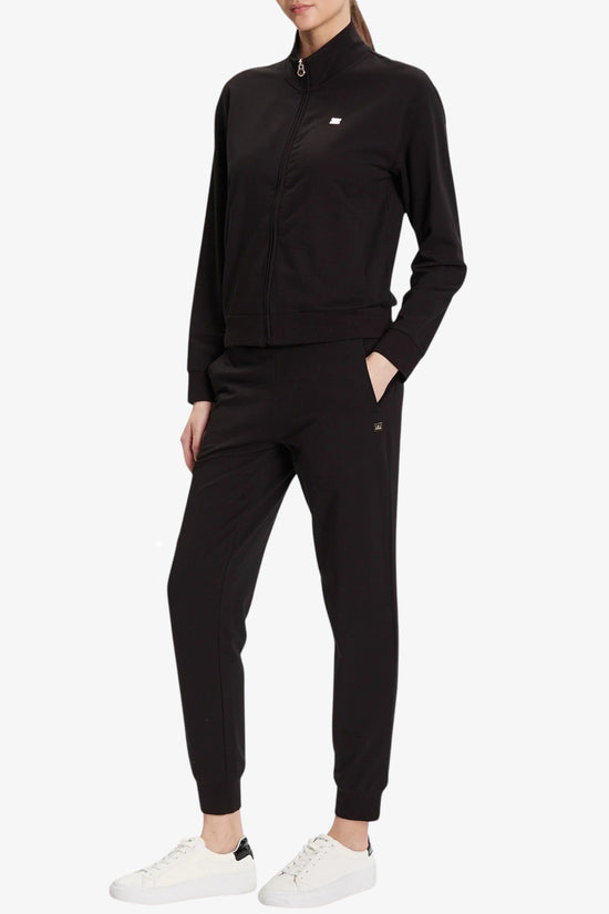 Tuta Full Zip Core Lady-emporio armani ea7-Nero-Donna-7w000463 af13135 uc001-