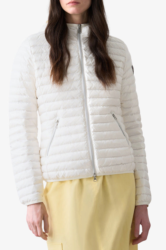 Piumino Full Zip Con Cappuccio-colmar-Bianco-Donna-2224a 9vx 01-