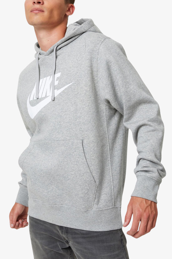 Felpa Con Cappuccio Sportswear Club-nike sportswear-Grigio-Uomo-Bv2973 063-