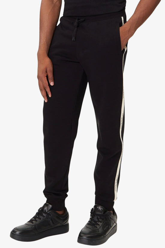 Pantaloni Bande Logo Series-emporio armani ea7-Nero-Uomo-7m000974 af10377 uc001-