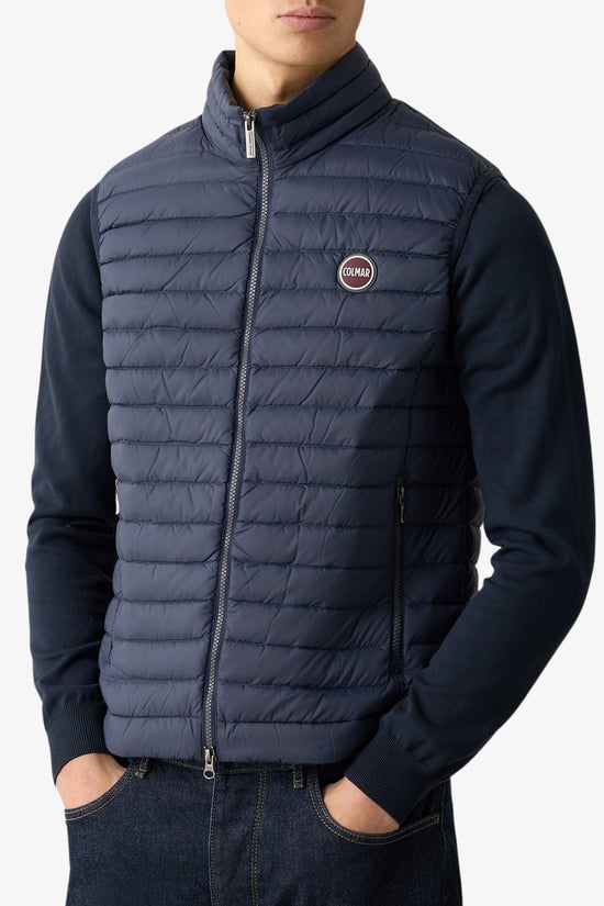 Gilet Full Zip Imbottito In Piuma-colmar-Blu-Uomo-1278r 8vx 68-