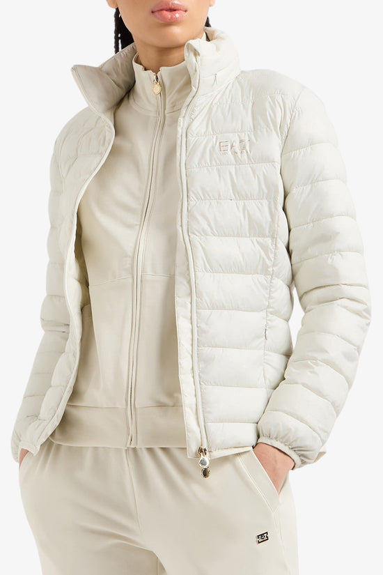 Piumino Full Zip Core Lady-emporio armani ea7-Beige-Donna-7w000088 af12477 u1112-