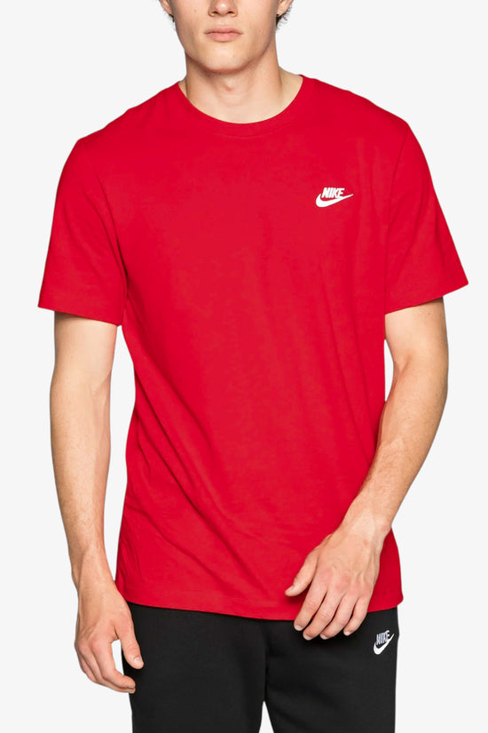 T-Shirt Maniche Corte Sportswear Club-nike sportswear-Rosa-Uomo-Ar4997 657-