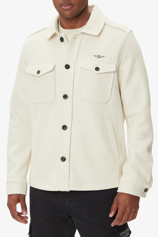 Giacca In Maglia Di Misto Lana-aeronautica militare-Beige-Uomo-252ac0035ul00902 73085-