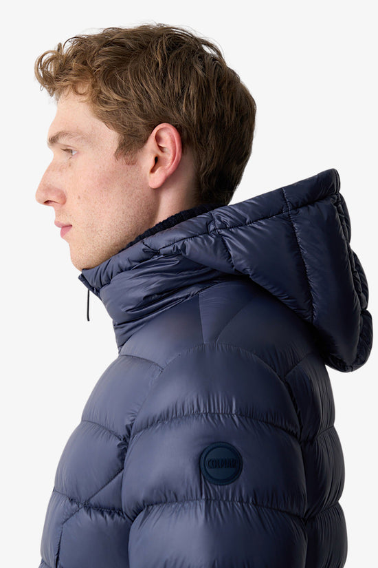 Piumino Full Zip Con Cappuccio Lucido-colmar-Blu-Uomo-1271 2zo 68-