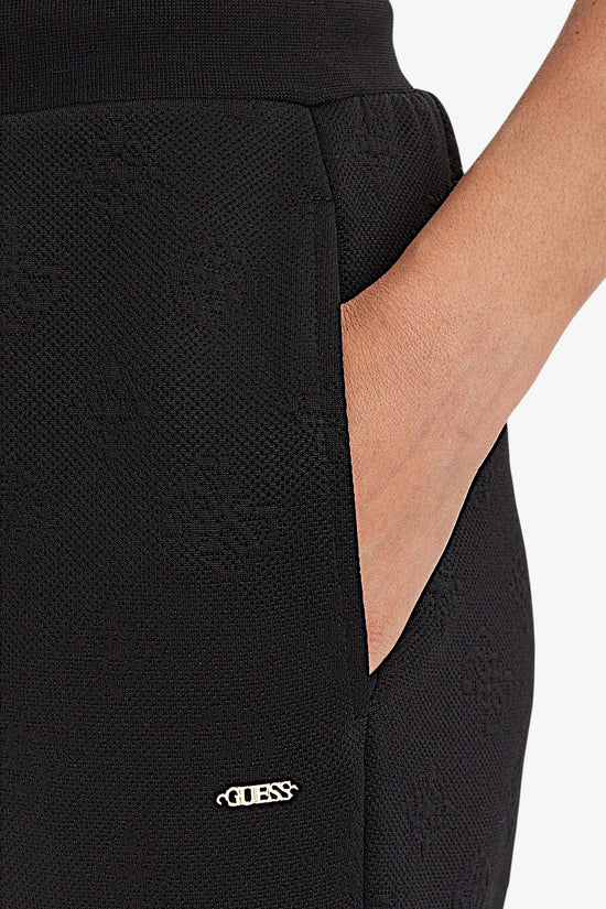 Pantaloni 3D Peony-guess-Nero-Donna-V5yb06kbsl2 fj8a-
