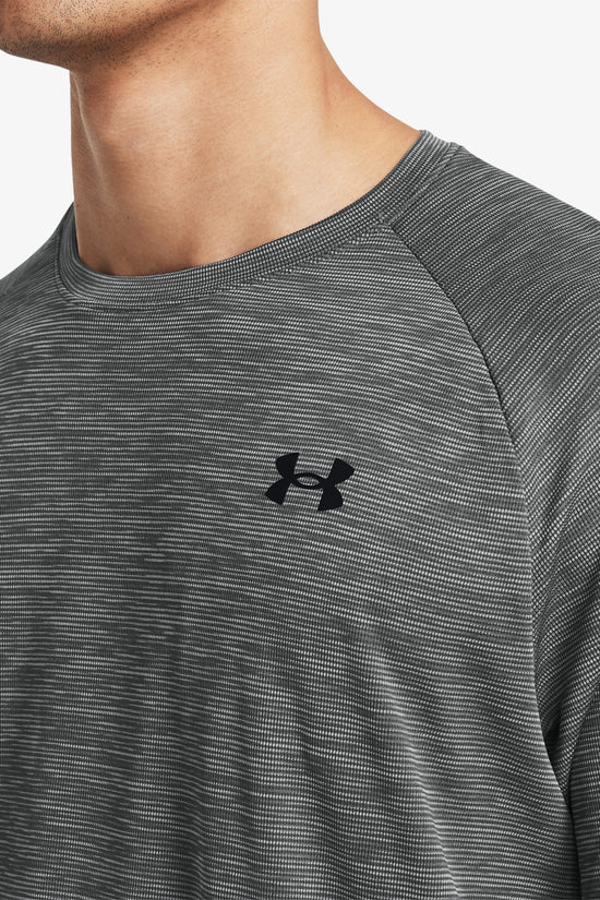T-Shirt Maniche Tech Textured-under armour-Grigio-Uomo-1382796 025-
