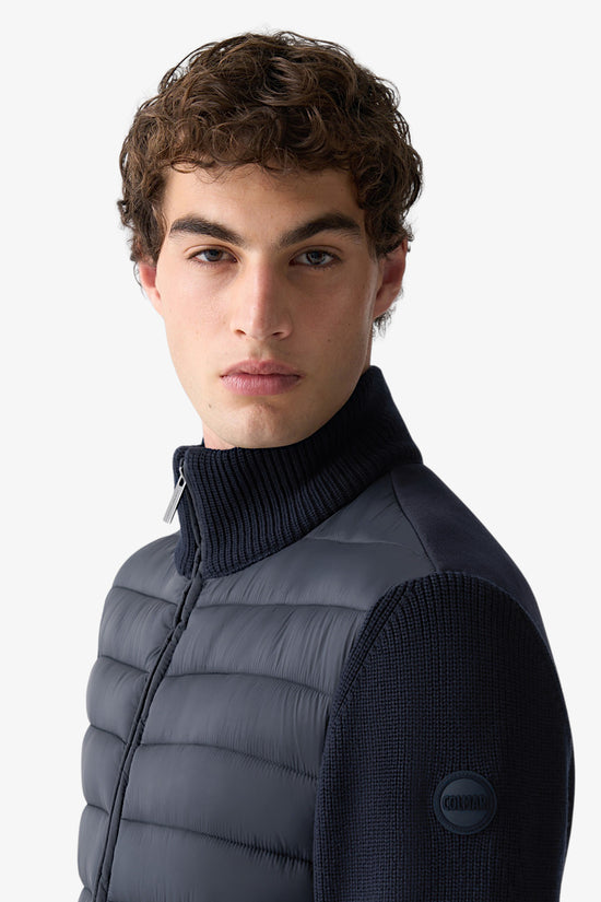 Piumino Full Zip Con Maniche E Retro In Maglia-colmar-Blu-Uomo-1114 8zx 68-