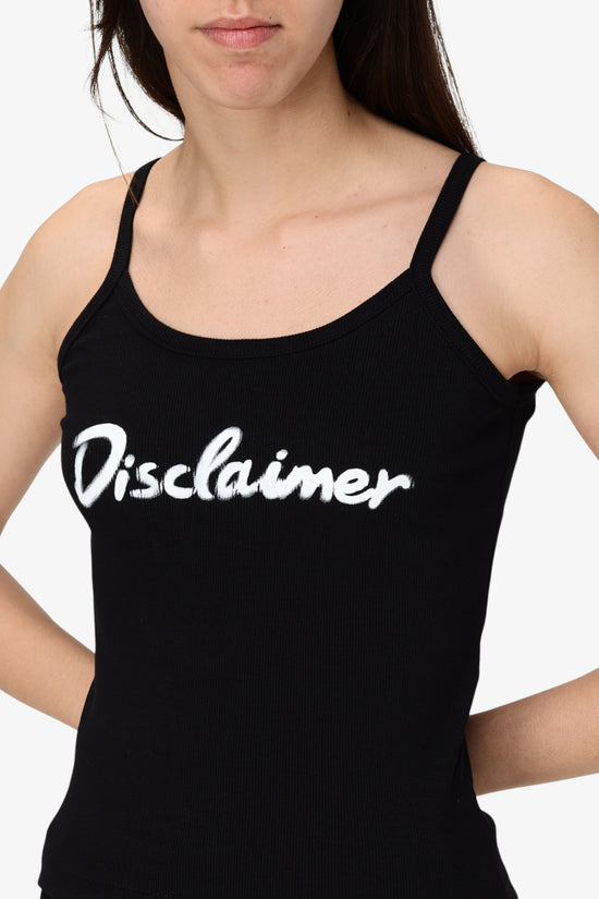Canotta A Costine Big Logo-disclaimer-Nero-Donna-25eds54904-