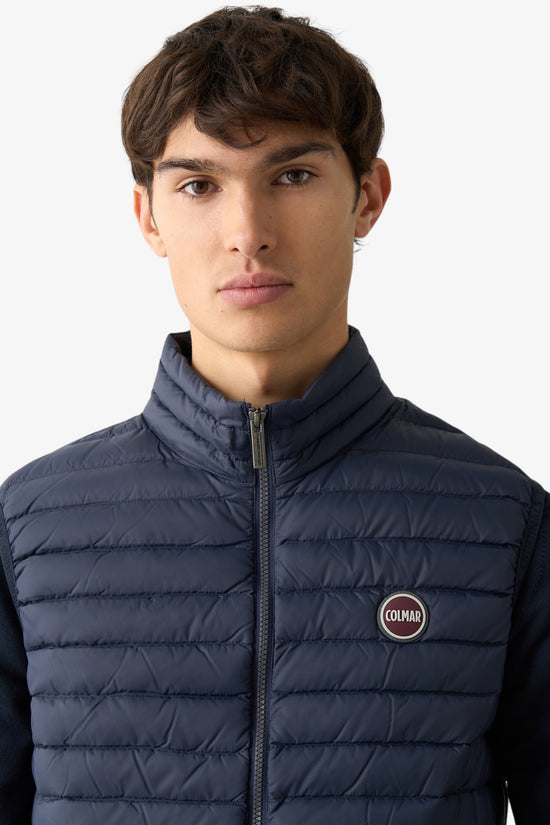 Gilet Full Zip Imbottito In Piuma-colmar-Blu-Uomo-1278r 8vx 68-