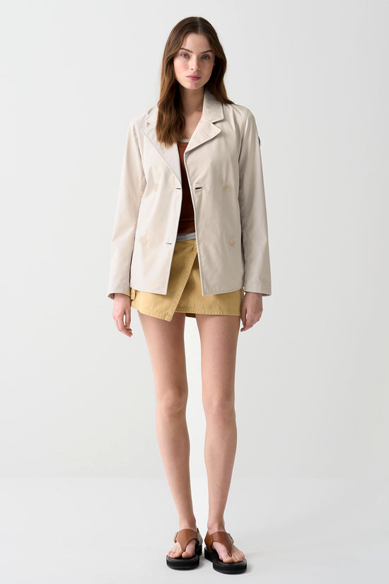 Giacca Trench Corto Softshell Con Cintura-colmar-Beige-Donna-1900 6wv 219-
