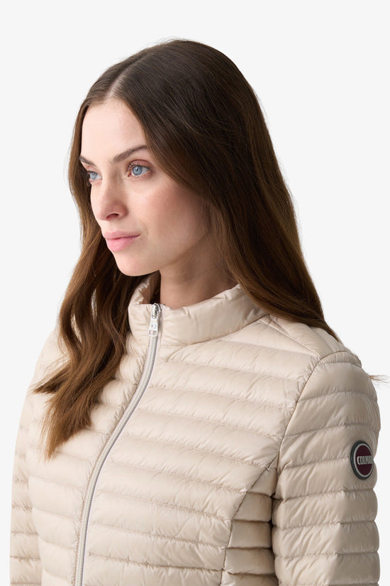 Piumino Full Zip Fondo Arrotondato-colmar-Beige-Donna-2141a 9vx 219-