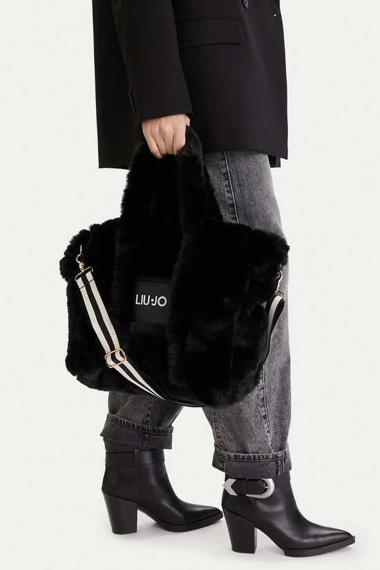 Borsa A Tracolla Media In Teddy-liu jo-Nero-Donna-Tf5270 e0374 22222-