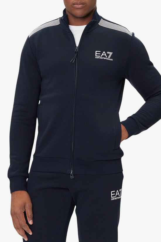 Tuta Full Zip 7 Lines-emporio armani ea7-Blu-Uomo-7m000966 af10377 ub102-
